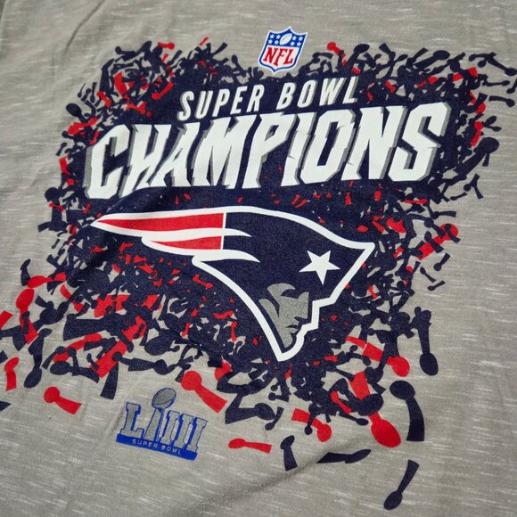New England Patriots Super bowl 53 Long Sleeve Official Fanatics Brand mens 2XL - Picture 3 of 9